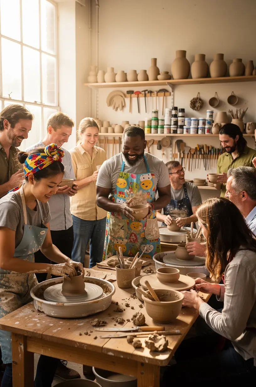 Organizing community art events with creative guidance