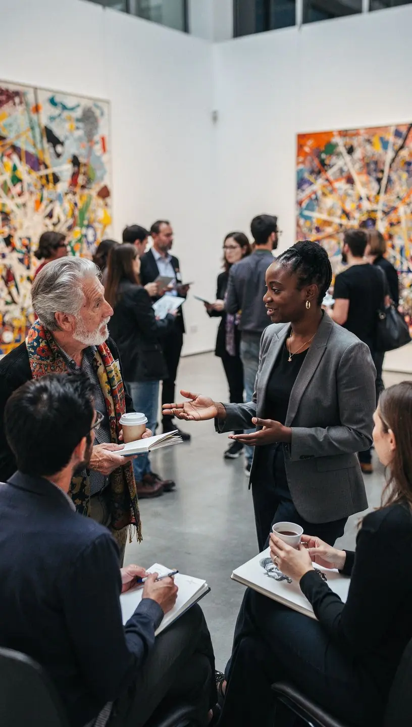 Professional team collaboration